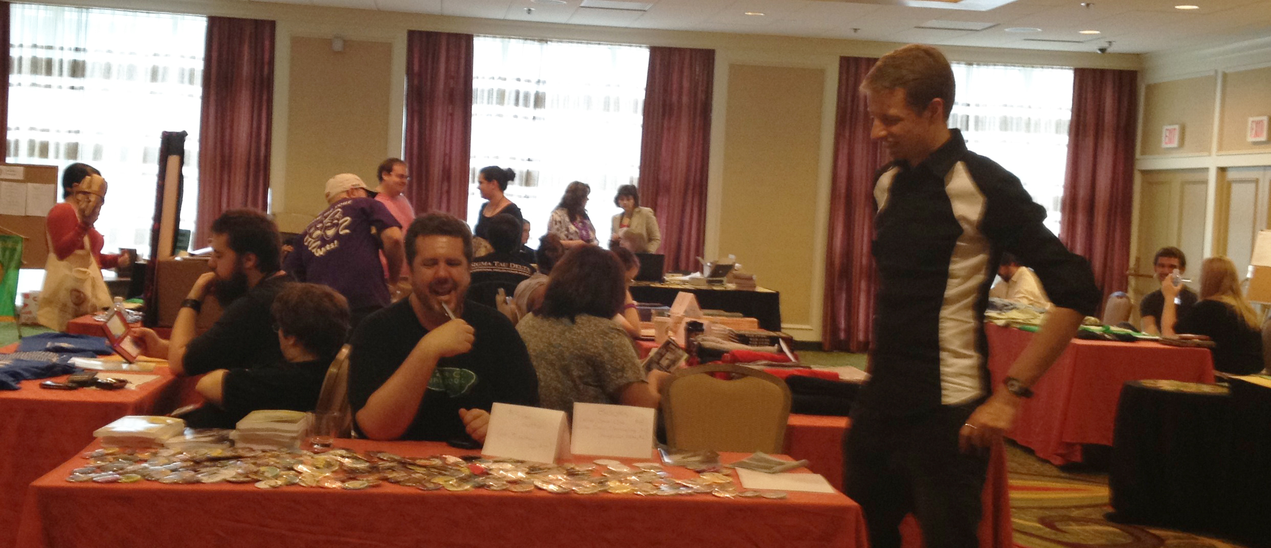 Chapters prepare to sell merchandise at the 2012 convention